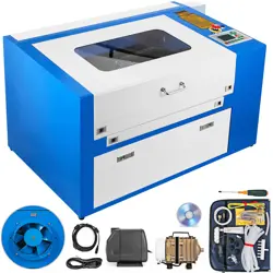 VEVOR 50W CO2 CNC LASER CUTTER ENGRAVER CUTTING ENGRAVING MACHINE LCD 20X12