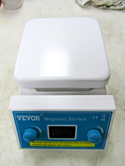 ?VEVOR MAGNETIC HOTPLATE STIRRER 110 VAC 0-2000 RPM 2000 ML SH-3ABE