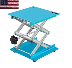 8X8 ALUMINUM LABORATORY JACK TABLE ELEVATOR LAB LIFTER PLATFORM HEIGHT ADJUSTABL