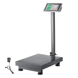 VEVOR COMPUTING DIGITAL PLATFORM SCALE, 660 LBS LOAD, 0.1 LBS ACCURACY COMPUTING