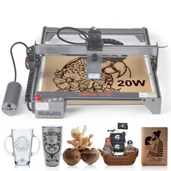 VEVOR 20W LASER ENGRAVER CUTTER LASER ENGRAVING MACHINE WITH AUTO AIR-ASSIST