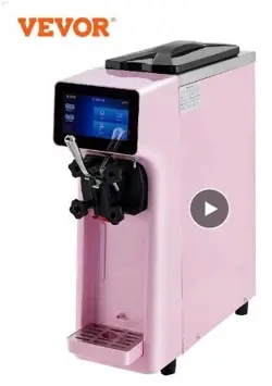 VEVOR VV-BQL-9200ST-W110 SOFT SERVE ICE CREAM MACHINE - DTBQLJBSMCBQLT9Q1- PINK