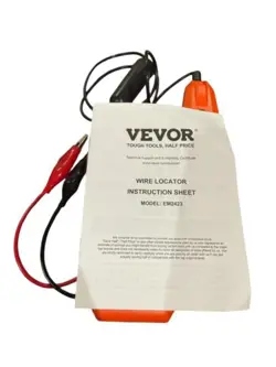 VEVOR UNDERGROUND CABLE LOCATOR 3 FT MAX. DETECTION DEPTH WIRE BREAK DETECTOR