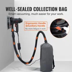 VEVOR DRYWALL SANDER 800W BRUSH MOTOR 1200-2300RPM VARIABLE SPEED & AUTO VACUUM