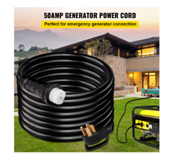 VEVOR 15 FT. 6/3 PLUS 8/1 EXTENSION CORD INDOOR/OUTDOOR GENERATOR POWER CORD STW
