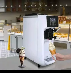 VEVOR PRO COMMERCIAL ICE CREAM MACHINE, 10.6 QT/H YIELD, 1000W COUNTERTOP MAKER