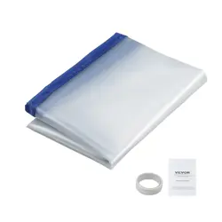 DUST BARRIER, 7.5 X 4 FT DOOR KIT, CONSTRUCTION DOOR COVER MAGNETIC SELF-CLOSING