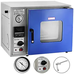 0.9 CU FT 480F LAB VACUUM AIR CONVECTION DRYING OVEN SECURE EFFICIENT PRO