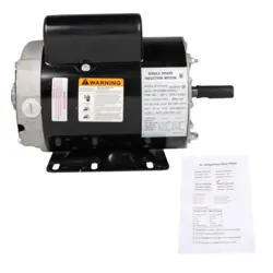 ELECTRIC MOTOR COMPRESSOR DUTY 56 FRAME 1 PHASE 115/230 VOLTS 3 HP 3450 RPM USA