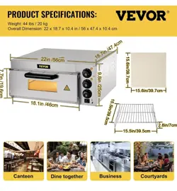 COUNTERTOP PIZZA OVEN