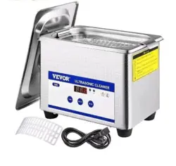 1.3L ULTRASONIC CLEANER CLEANING EQUIPMENT INDUSTRY HEATED W/ TIMER