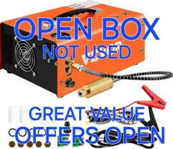 4500 PSI/300 BAR BUILT-IN HOME CONVERTER OUTLET 12V DC PORTABLE AIR COMPRESSOR