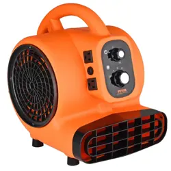 VEVOR FLOOR BLOWER, 1/4 HP, 1000 CFM AIR MOVER FOR DRYING AND COOLING,PORTABLE