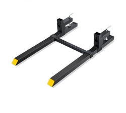 HEAVY DUTY 2000/4000 LBS CLAMP ON PALLET FORKS FOR TRACTOR ATTACHMENT SKID STEER