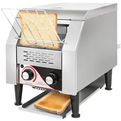 VEVOR COMMERCIAL CONVEYOR TOASTER 150PCS/H BREAD TOASTING 1300W STAINLESS STEEL