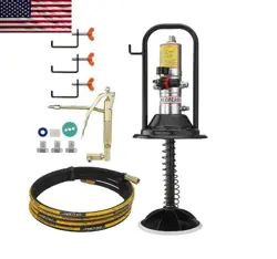 GREASE PUMP 50:1 PRESSURE RATIO AIR OPERATED WITH 13 FT HIGH HOSE BARREL CAP AND
