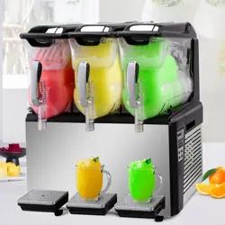 VEVOR COMMERCIAL SLUSH MACHINE 30L TRIPLE BOWL MARGARITA FROZEN DRINK DISPENSER