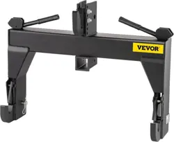 VEVOR 3-POINT QUICK HITCH, 3000 LBS LIFTING CAPACITY TRACTOR MEDIUM, BLACK