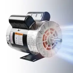 VEVOR 5HP SPL AIR COMPRESSOR ELECTRIC MOTOR, 230V 15.0AMPS, 56 FRAME 3450RPM,