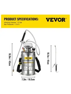 1.5 GALLON STAINLESS