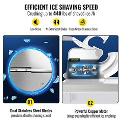 ICE CRUSHER 440LBS/H