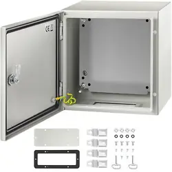 NEMA STEEL ENCLOSURE, 12 X 12 X 8''  4X STEEL ELECTRICAL BOX, IP66 WATERPROOF