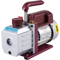 4.5 CFM SINGLE-STAGE ROTARY VACUUM PUMP HVAC/AUTO AC 4.5CFM 1/3HP 1/4