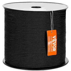 VEVOR ARBORIST TREE CLIMBING ROPE BRAIDED NYLON ROPE 3/16
