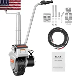 ELECTRIC TRAILER DOLLY 5000LBS TOWING CAPACITY 350W 12V JOCKEY WHEEL WITH 22 FT/