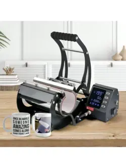 VEVOR MUG HEAT PRESS, 20OZ TUMBLER HEAT PRESS MACHINE, TRANSFER SUBLIMATION MATS