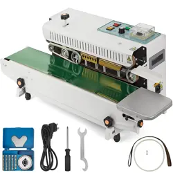 HAPPYBUY FR-900 CONTINUOUS BAND SEALER, AUTOMATIC HORIZONTAL BAND SEALER 110V, C