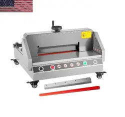 0-330MM ELECTRIC PAPER CUTTER WIDTH INDUSTRIAL HEAVY DUTY TRIMMER DESKTOP PVC PL
