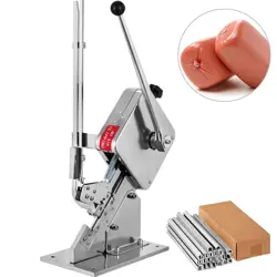 MANUAL U-SHAPE SAUSAGE CLIPPING MACHINE   2 BOXES 5000 PCS SAUSAGE CLIPPER