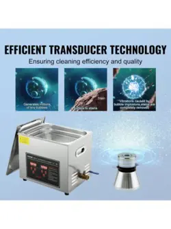 VEVOR 10L ULTRASONIC CLEANER WITH DIGITAL TIMER & HEATER, PROFESSIONAL ULTRA