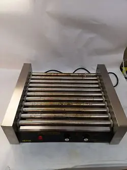 VEVOR HOT DOG ROLLER, 11 ROLLERS 30 HOT DOGS CAPACITY, 1650W STAINLESS