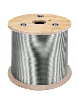 VEVOR 3/16 INCH 7X19 STAINLESS STEEL AIRCRAFT CABLE REEL 500FT STAINLESS STEEL