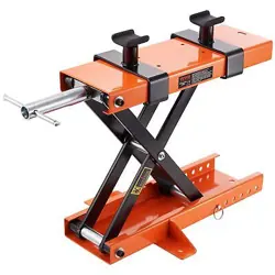 VEVOR MOTORCYCLE LIFT, 500 KG MOTORCYCLE CENTER SCISSOR LIFT JACK WITH SADDLE