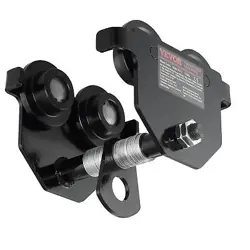 VEVOR MANUAL TROLLEY, 1100 LBS/0.5 TON LOAD CAPACITY PUSH BEAM TROLLEY WITH DUA