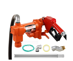 FUEL TRANSFER PUMP 12V 20 GPM 1/4 HP GAS, DIESEL, KEROSENE, ETHANOL, BIODIESEL