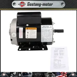 3450 RPM SPL COMPRESSOR DUTY ELECTRIC MOTOR 3 HP  56 FRAME 1 PHASE 115/230V NEW