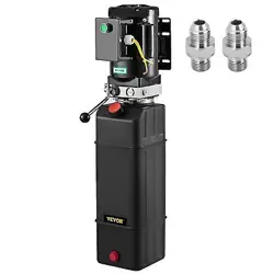 VEVOR HYDRAULIC PUMP 4 GALLON HYDRAULIC MOTOR HYDRAULIC LIFT SINGLE PHASE CAR L