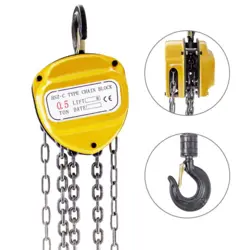 CHAIN HOIST 1100LBS/0.5T MANUAL CHAIN HOIST 10FT/3M HAND CHAIN LIFTING HOIST
