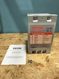 VOR 3 PHASE CONVERTER- 7.5HP 23A 220V SINGLE PHASE TO 3 PHASE CONVERTER *READ*