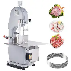 VEVOR 1500W ELECTRIC MEAT BONE SAW MACHINE COMMERCIAL FROZEN MEAT BANDSAW CUTTER