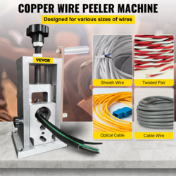 VEVOR WIRE STRIPPING MACHINE, MANUAL COPPER STRIPPER WITH STEEL BLADE