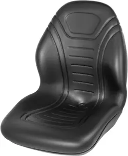 VEVOR UNIVERSAL LAWN TRACTOR SEAT REPLACEMENT, COMPACT HIGH BACK MOWER BLACK