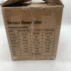 NEW FURNACE BLOWER MOTOR TDK250-6G52/YDK370-6G28/YDK550-6G39