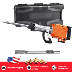 DEMOLITION JACK HAMMER, 2200W ELECTRIC JACKHAMMER HEAVY DUTY, 1350 BPM CONCRETE