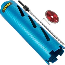 VEVOR 3IN DRY DIAMOND CORE DRILL BIT FOR HARD CONCRETE WITH SDS PLUS ADAPTER