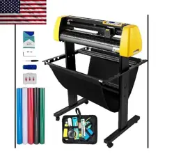 VINYL CUTTER MACHINE AUTOMATIC CONTOUR COMPUTER WINDOWS SOFTWARE 3 BLADES LCD SC